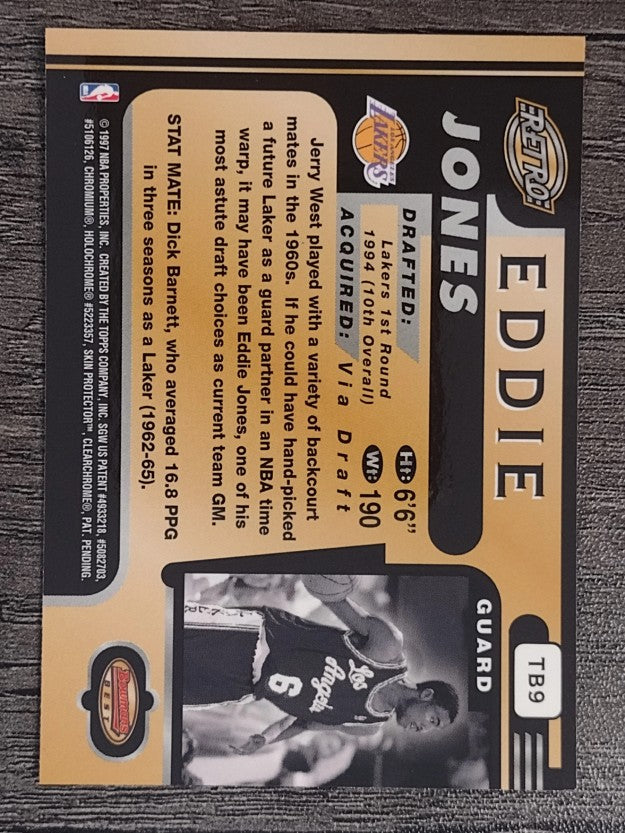 1996-97 Bowman's Best #TB9 Eddie Jones RET