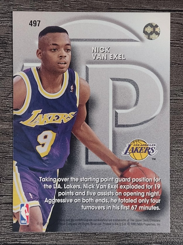1993-94 Upper Deck #497 Nick Van Exel TP