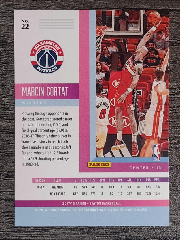 2017-18 Panini Status #22 Marcin Gortat