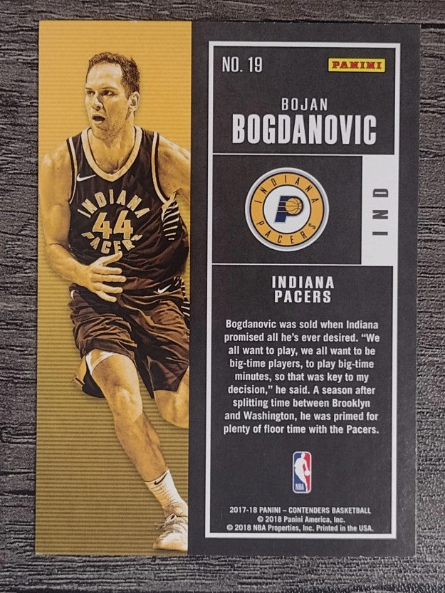 2017-18 Panini Contenders #19 Bojan Bogdanovic