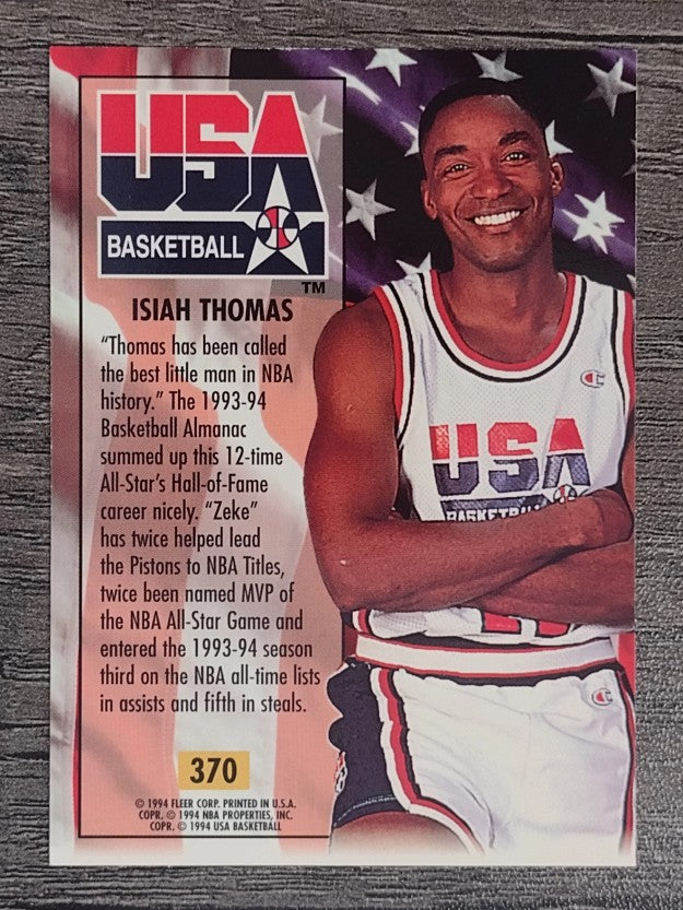 1993-94 Ultra #370 Isiah Thomas USA