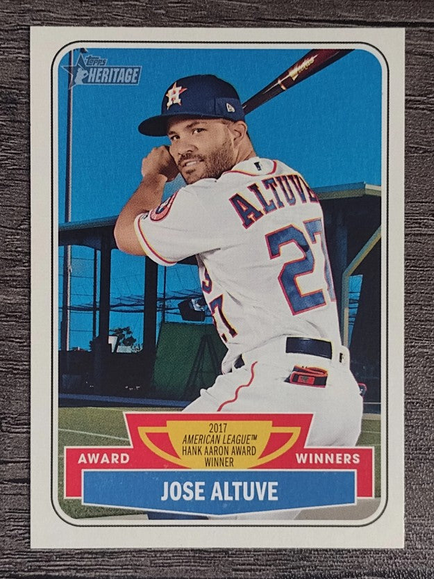 2018 Topps Heritage Award Winners #AW9 Jose Altuve