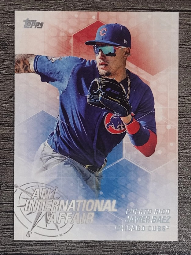 2018 Topps Update An International Affair #IA35 Javier Baez