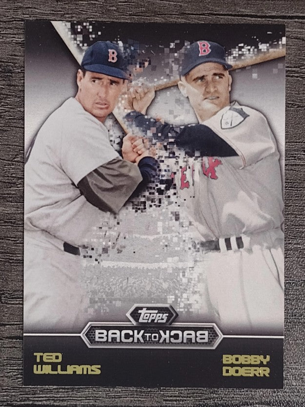2016 Topps Back to Back #B2B13 Bobby Doerr/Ted Williams