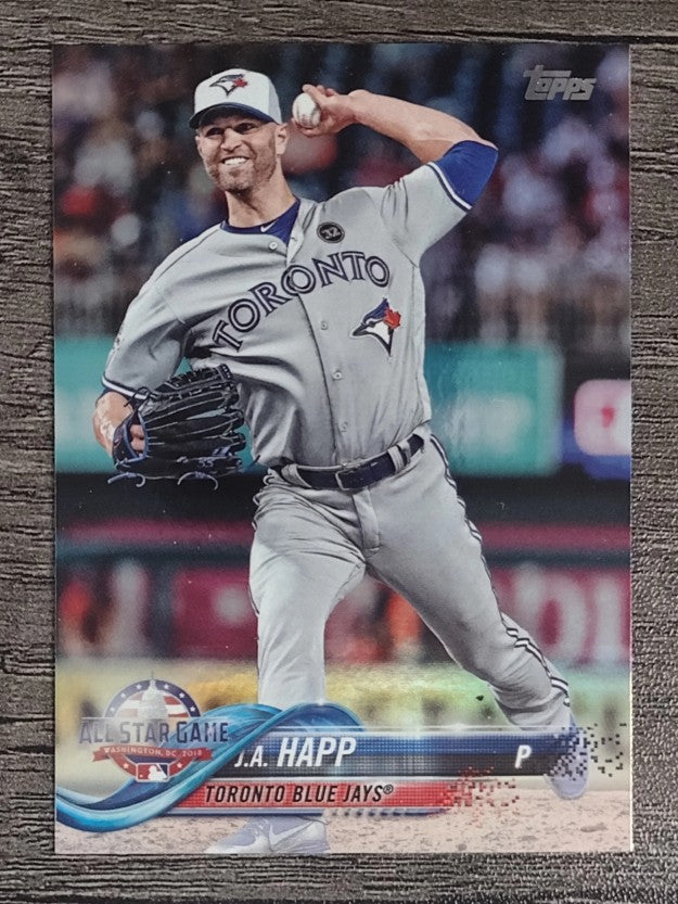 2018 Topps Update Rainbow Foil #US66 J.A. Happ AS