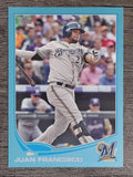 2013 Topps Update Wal-Mart Blue Border #US301 Juan Francisco
