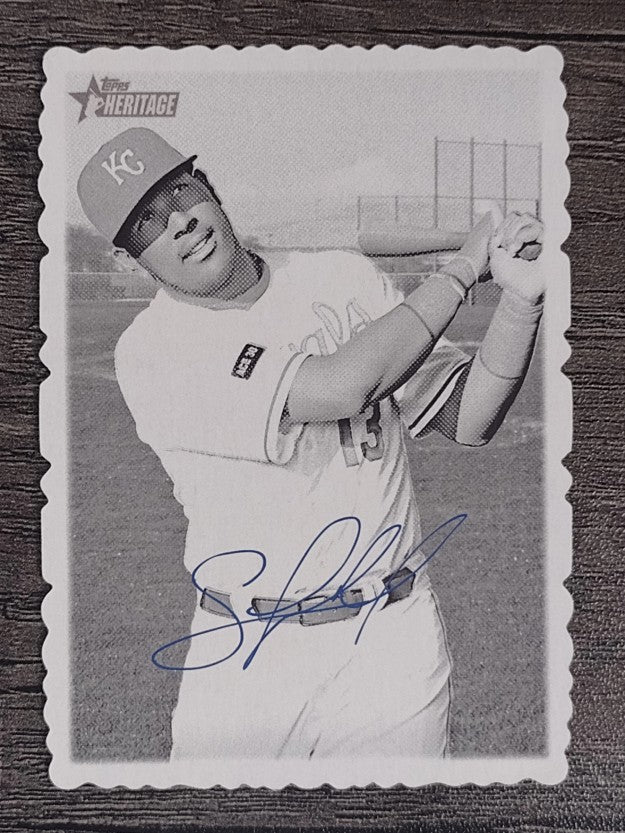 2018 Topps Heritage '69 Topps Deckle Edge #13 Salvador Perez