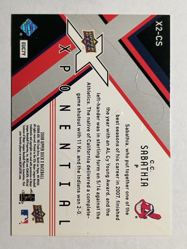 2008 Upper Deck X Xponential 2 #CS CC Sabathia