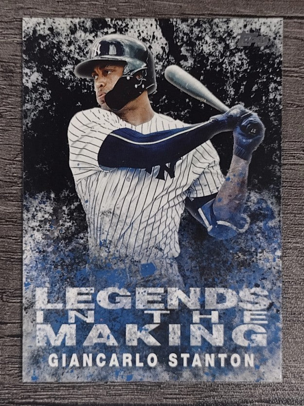 2018 Topps Legends in the Making Series 2 Black #LITM19 Giancarlo Stanton
