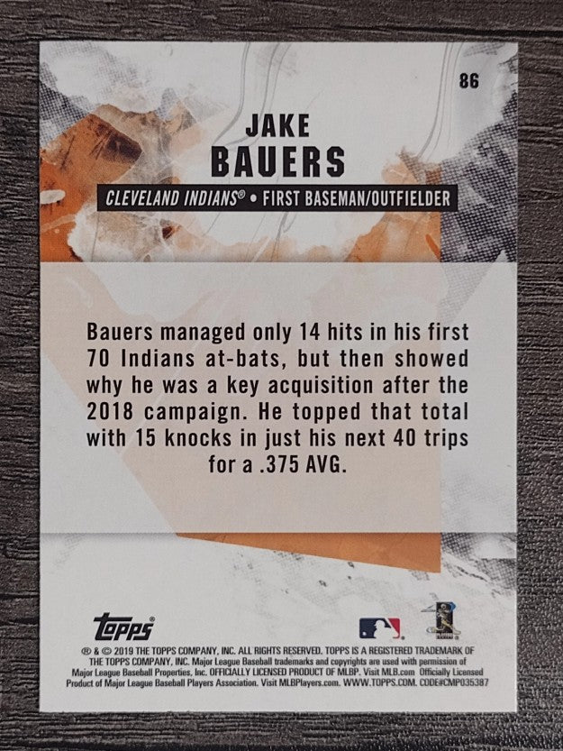 2019 Topps Fire Flame #86 Jake Bauers