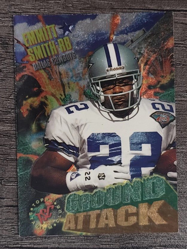 1995 Stadium Club Ground Attack #G1 Emmitt Smith/Daryl Johnston