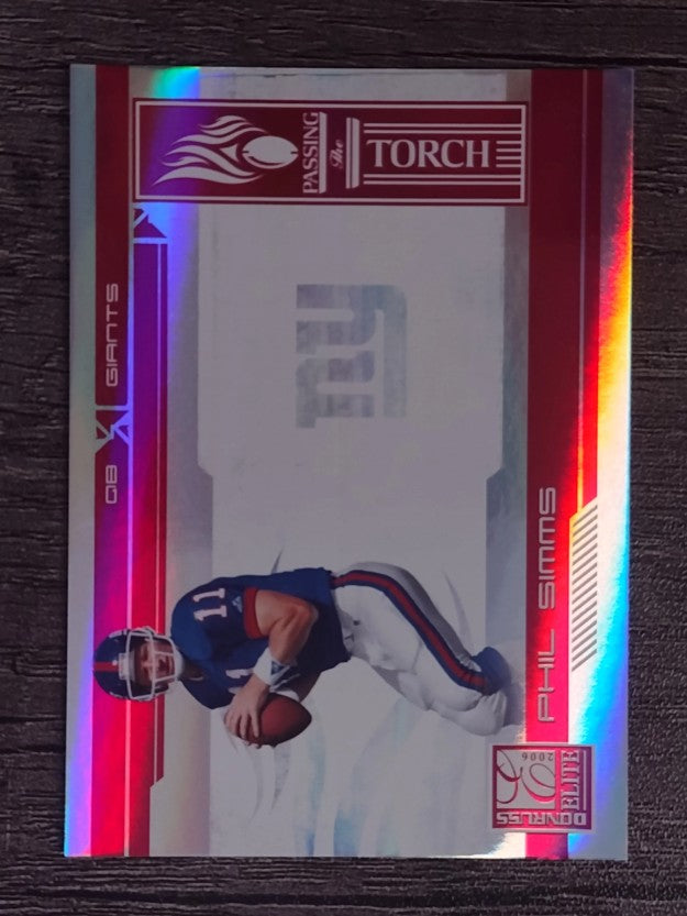 2006 Donruss Elite Passing the Torch Red #8 Phil Simms