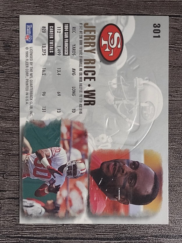 1995 Ultra Gold Medallion #301 Jerry Rice