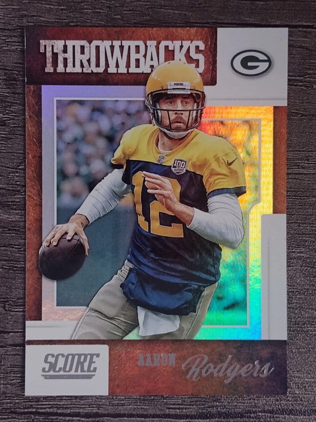 2019 Score Throwbacks #3 Aaron Rodgers