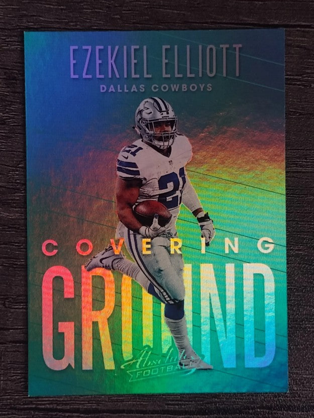 2018 Absolute Covering Ground #2 Ezekiel Elliott