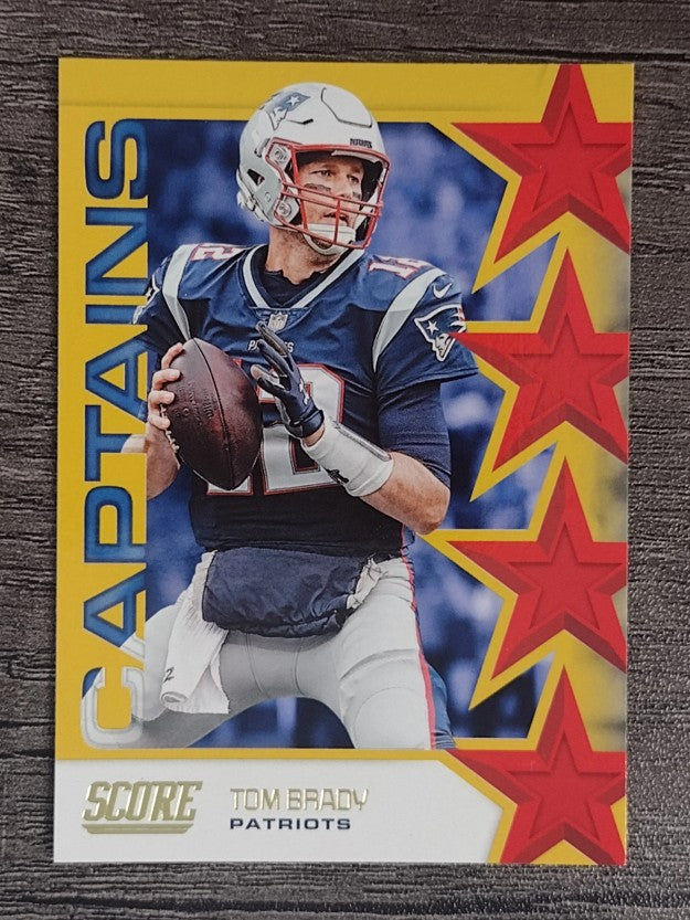 2019 Score Captains Gold #14 Tom Brady