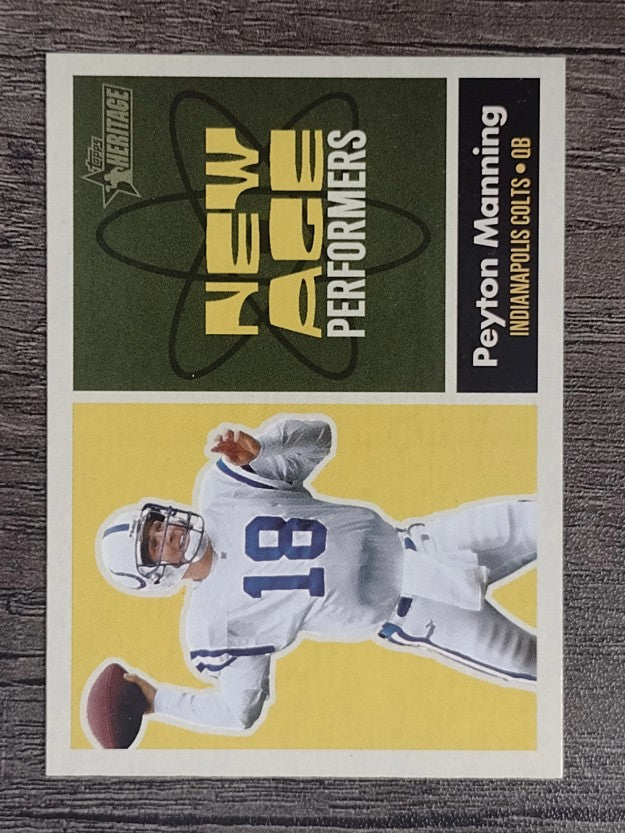 2001 Topps Heritage New Age Performers #NA4 Peyton Manning
