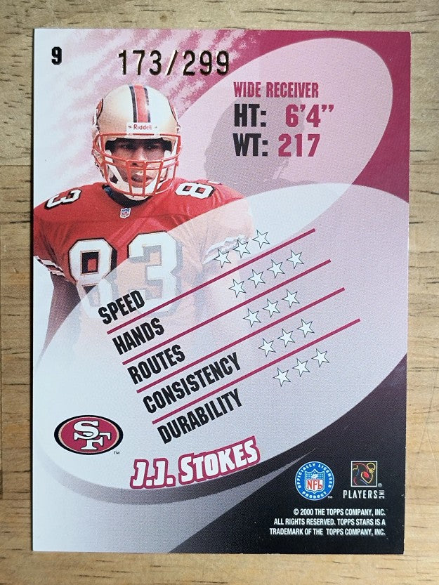 2000 Topps Stars Green #9 J.J. Stokes