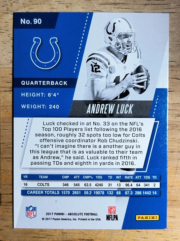 2017 Absolute #90 Andrew Luck