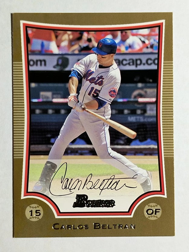 2009 Bowman Gold #67 Carlos Beltran