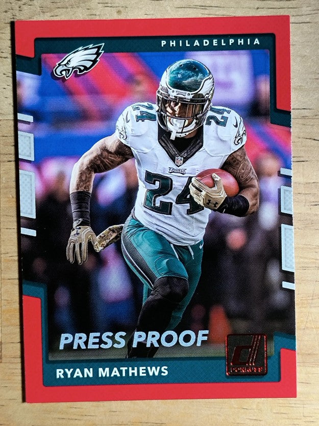 2017 Donruss Press Proofs Red #278 Ryan Mathews