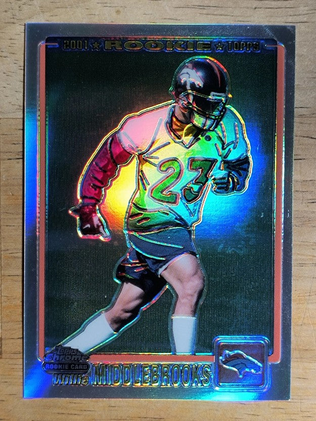 2001 Topps Chrome #256 Willie Middlebrooks RC