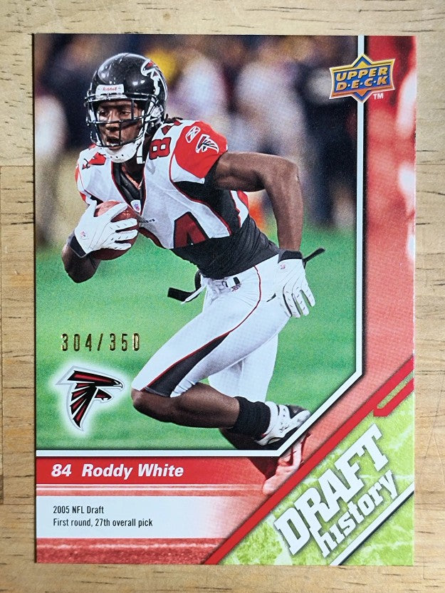 2009 Upper Deck Draft Edition Green 350 #182 Roddy White (NM)