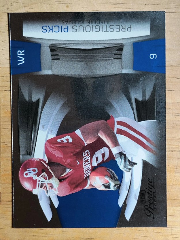 2009 Playoff Prestige Prestigious Picks Blue #31 Juaquin Iglesias