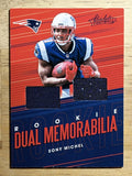 2018 Absolute Rookie Dual Memorabilia #11 Sony Michel (NM)