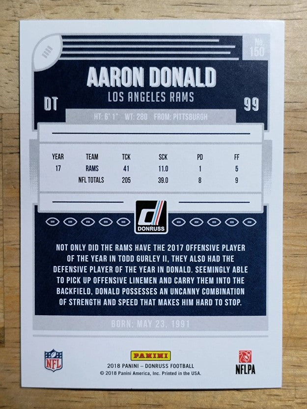 2018 Donruss #150 Aaron Donald