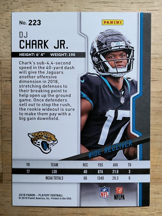 2018 Playoff #223 D.J. Chark Jr. RC