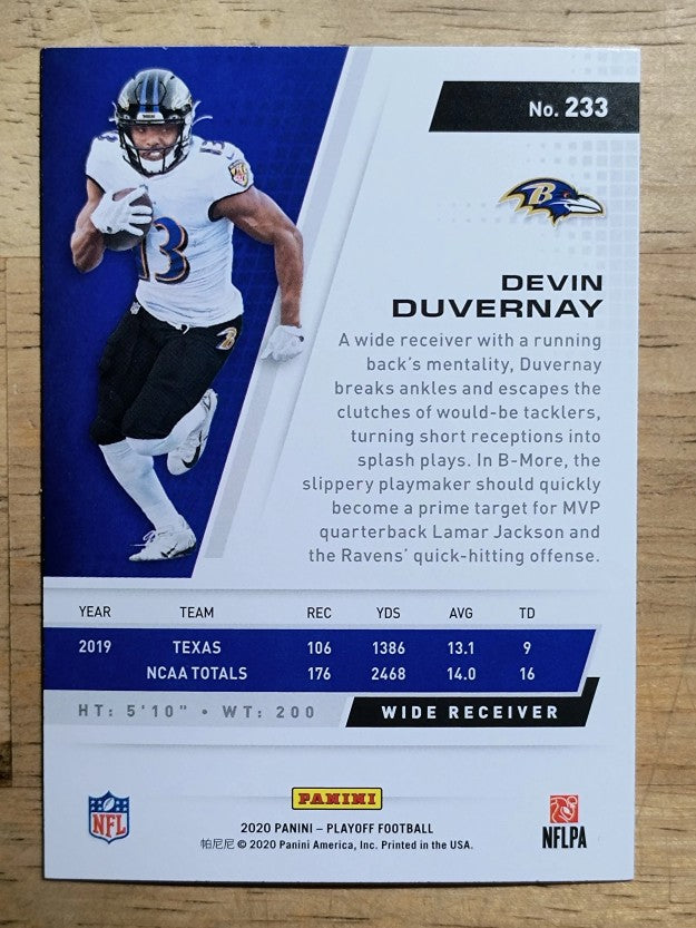 2020 Playoff #233 Devin Duvernay RC