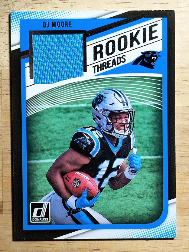 2018 Donruss Rookie Threads #16 D.J. Moore (NM)