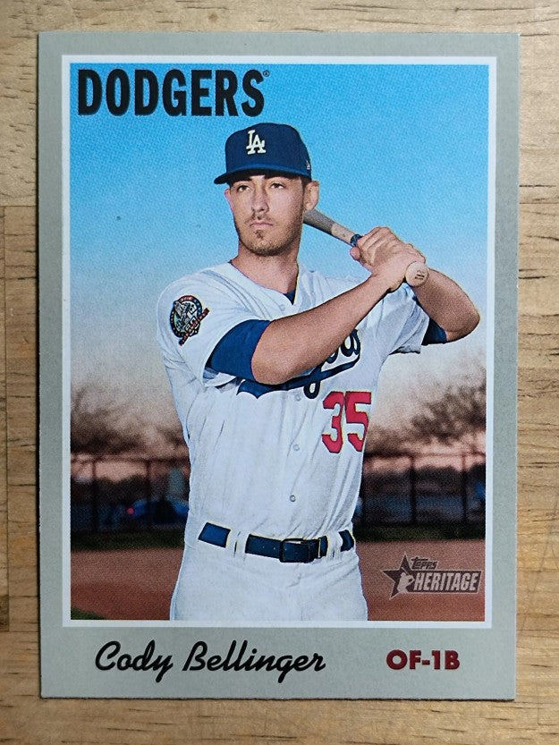 2019 Topps Heritage #34 Cody Bellinger