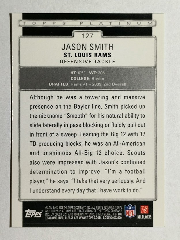2009 Topps Platinum #127 Jason Smith RC