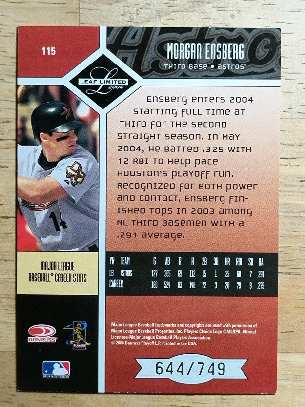 2004 Leaf Limited #115 Morgan Ensberg