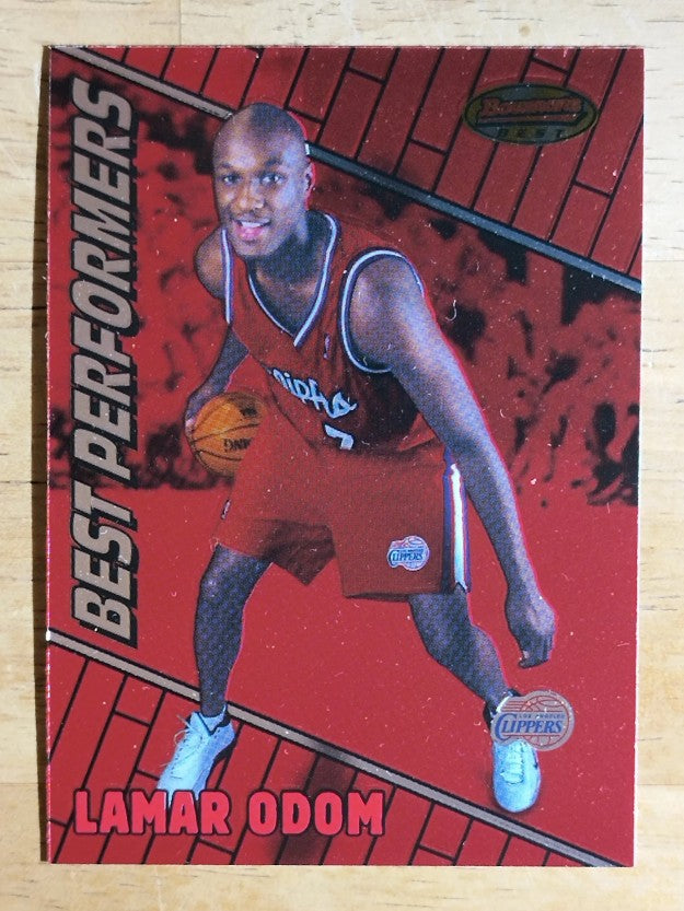 1999-00 Bowman's Best #98 Lamar Odom BP