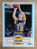 1990-91 Fleer #189 John Stockton (NM)