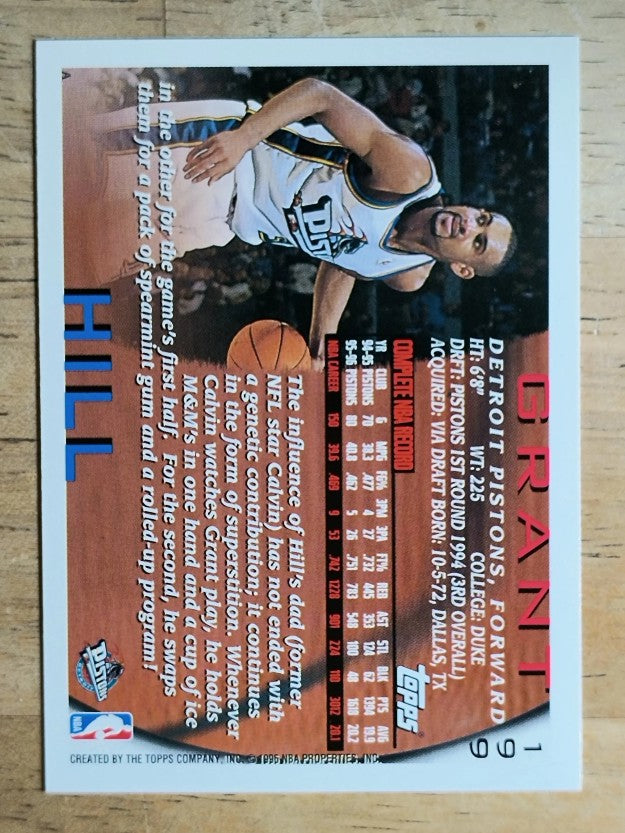 1996-97 Topps #199 Grant Hill