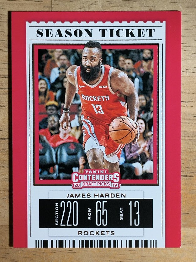 2019-20 Panini Contenders Draft Picks #18 James Harden