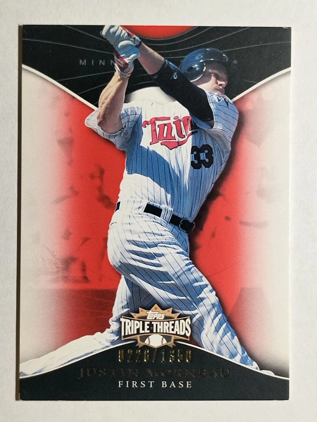 2009 Topps Triple Threads #85 Justin Morneau