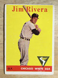 1958 Topps #11A Jim Rivera (VG)