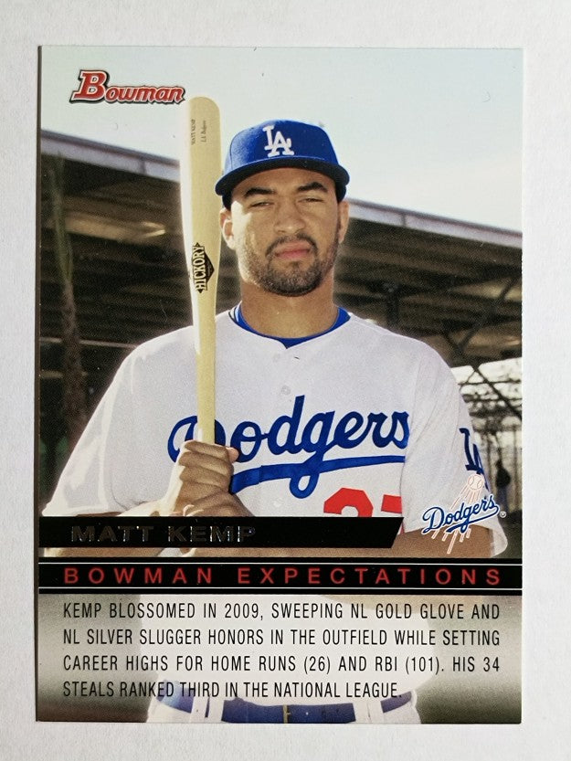 2010 Bowman Expectations #BE32 Matt Kemp/Jared Mitchell