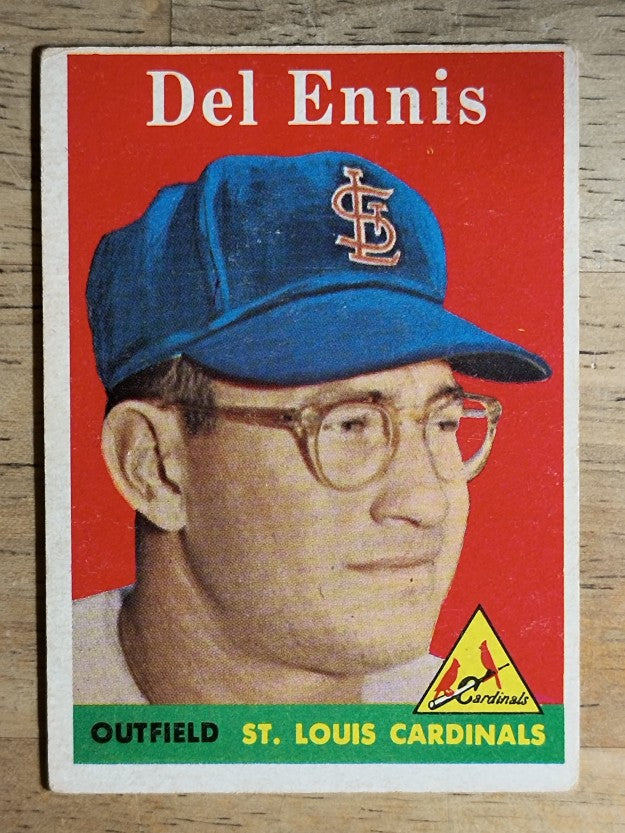 1958 Topps #60A Del Ennis (VG)