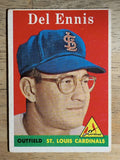 1958 Topps #60A Del Ennis (VG)