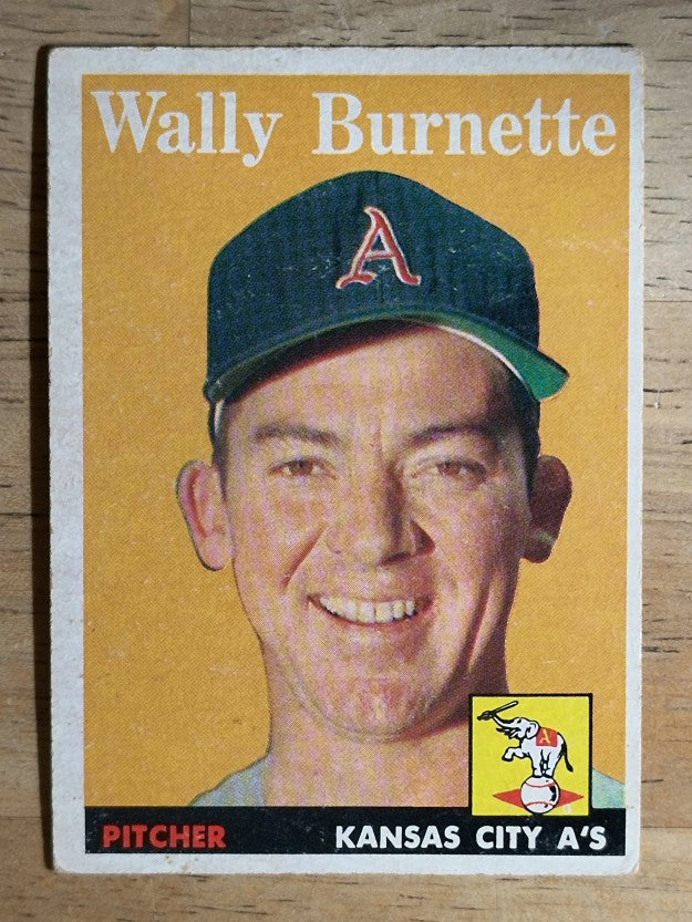 1958 Topps #69 Wally Burnette (VG)
