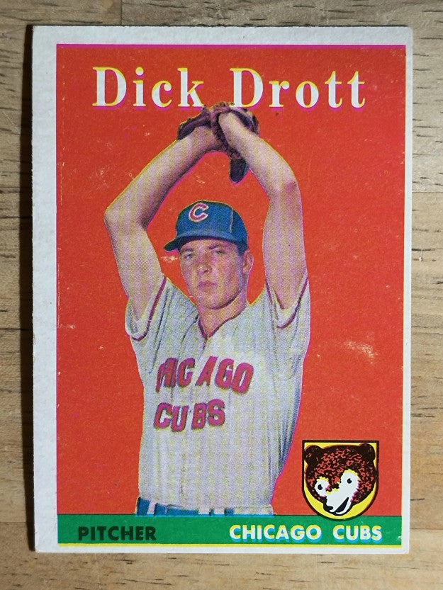 1958 Topps #80 Dick Drott RC (VGEX)