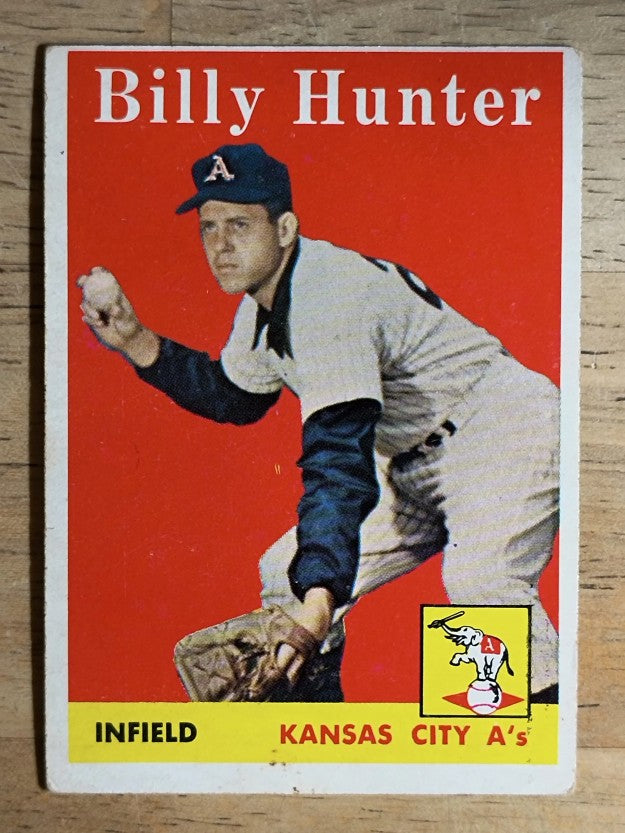 1958 Topps #98A Billy Hunter (VG)