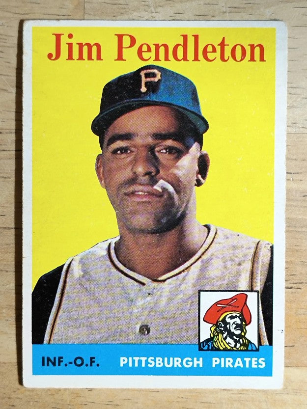 1958 Topps #104 Jim Pendleton (VGEX)