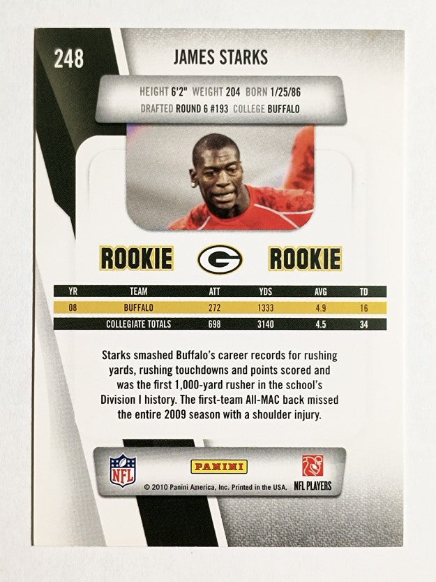 2010 Prestige #248 James Starks RC
